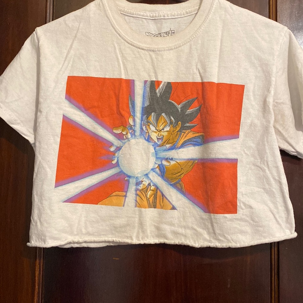Crop anime (dragon ball Z) graphic T-shirt
